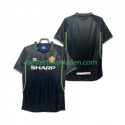 Fußballtrikot Manchester United 1998 Retro Ausweich Trikot 3rd 1999 Kurzarm für Herren
