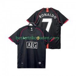 Fußballtrikot Manchester United Ronaldo 7 2007 Retro Auswärts Trikot Away 2008 Kurzarm für Herren