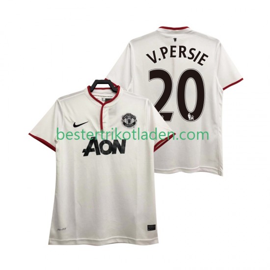 Fußballtrikot Manchester United V PERSIE 20 2013 2014 Retro Ausweich Trikot 3rd Kurzarm für Herren