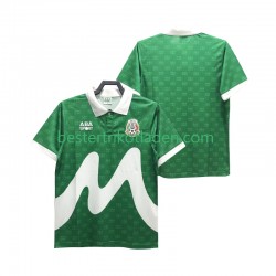 Fußballtrikot Mexiko 1995 Retro Heim Trikot Home Kurzarm für Herren