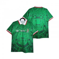 Fußballtrikot Mexiko 1998 Retro Heim Trikot Home Kurzarm für Herren