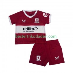 Fußballtrikot Middlesbrough Heim Trikot Home 2025-2026 Kurzarm für Kinder
