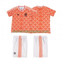 Fußballtrikot Niederlande 1988 Retro Heim Trikot Home Kurzarm für Kinder