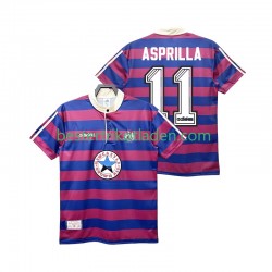Fußballtrikot Newcastle United ASPRILLA 11 1995 1997 Retro Auswärts Trikot Away Kurzarm für Herren
