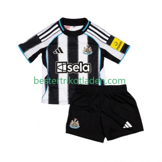 Fußballtrikot Newcastle United Heim Trikot Home 2025-2026 Kurzarm für Kinder