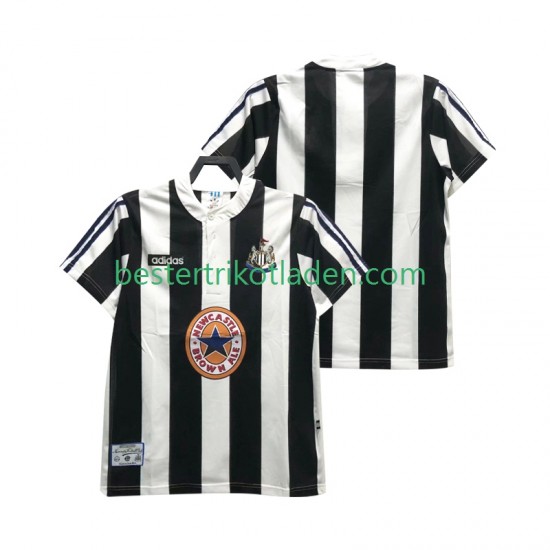 Fußballtrikot Newcastle United 1995 1997 Retro Heim Trikot Home Kurzarm für Herren