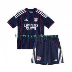 Fußballtrikot Olympique Lyon Auswärts Trikot Away 2025-2026 Kurzarm für Kinder