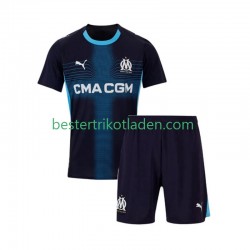 Fußballtrikot Olympique Marseille Auswärts Trikot Away 2025-2026 Kurzarm für Kinder