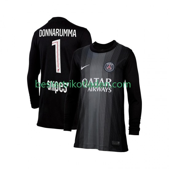 Fußballtrikot Paris Saint-Germain Gianluigi Donnarumma 1 Torwart Heim Trikot Home 2025-2026 Langarm für Herren