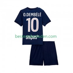 Fußballtrikot Paris Saint-Germain Ousmane Dembele 10 Heim Trikot Home 2025-2026 Kurzarm für Kinder