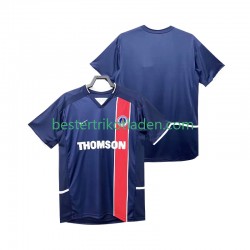 Fußballtrikot Paris Saint-Germain 2002 2003 Retro Heim Trikot Home Kurzarm für Herren