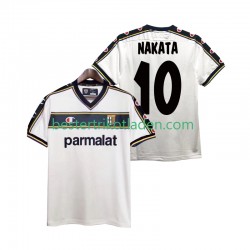 Fußballtrikot Parma NAKATA 10 2002 2003 Retro Auswärts Trikot Away Kurzarm für Herren