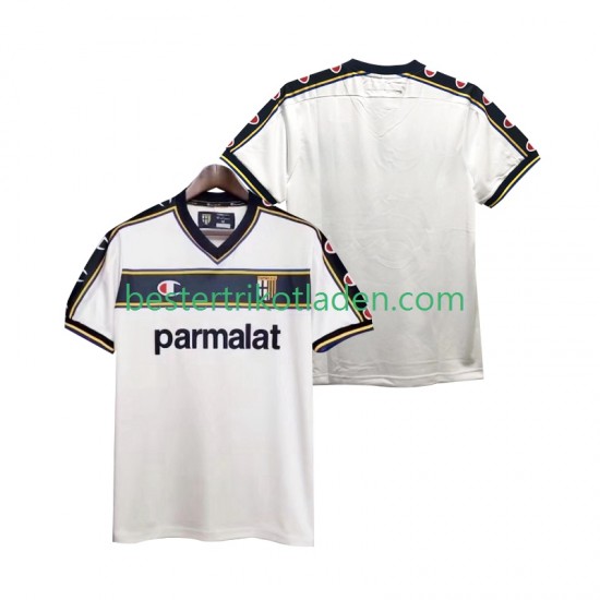 Fußballtrikot Parma 2002 2003 Retro Auswärts Trikot Away Kurzarm für Herren