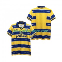 Fußballtrikot Parma 1998 Retro Heim Trikot Home 1999 Kurzarm für Herren