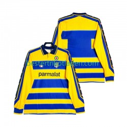 Fußballtrikot Parma 2000 Retro Heim Trikot Home 1999 Langarm für Herren