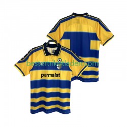 Fußballtrikot Parma 2000 Retro Heim Trikot Home 1999 Kurzarm für Herren