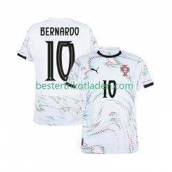 Fußballtrikot Portugal Bernardo Silva 10 Auswärts Trikot Away 2025-2026 Kurzarm für Herren