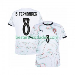 Fußballtrikot Portugal Bruno Fernandes 8 Auswärts Trikot Away 2025-2026 Kurzarm für Herren