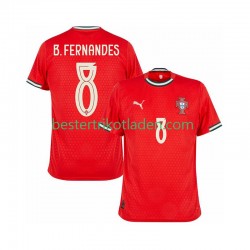 Fußballtrikot Portugal Bruno Fernandes 8 Heim Trikot Home 2025-2026 Kurzarm für Herren