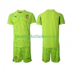 Fußballtrikot Portugal Torwart Heim Trikot Home 2025 Kurzarm für Kinder