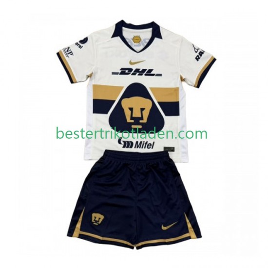 Fußballtrikot UNAM Pumas Heim Trikot Home 2025-2026 Kurzarm für Kinder