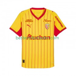 Fußballtrikot RC Lens Heim Trikot Home 2025-2026 Kurzarm für Herren