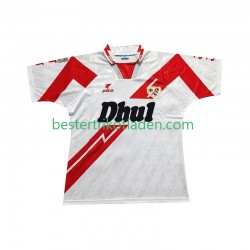 Fußballtrikot Rayo Vallecano 1995 Retro Heim Trikot Home 1994 Kurzarm für Herren