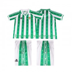 Fußballtrikot Betis Sevilla 1996 1997 Retro Heim Trikot Home Kurzarm für Kinder
