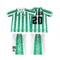 Fußballtrikot Betis Sevilla Tomas Olias 20 1996 1997 Retro Heim Trikot Home Kurzarm für Kinder