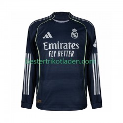 Fußballtrikot Real Madrid Auswärts Trikot Away 2025-2026 Langarm für Herren