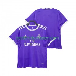 Fußballtrikot Real Madrid 2016 2017 Retro Auswärts Trikot Away Kurzarm für Herren