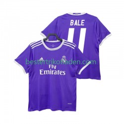 Fußballtrikot Real Madrid BALE 11 2016 2017 Retro Auswärts Trikot Away Kurzarm für Herren