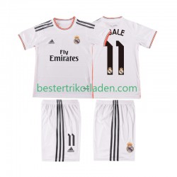Fußballtrikot Real Madrid BALE 11 2013 2014 Retro Heim Trikot Home Kurzarm für Kinder