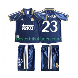 Fußballtrikot Real Madrid BECERHAM 23 1998 Retro Ausweich Trikot 3rd 1999 Kurzarm für Kinder