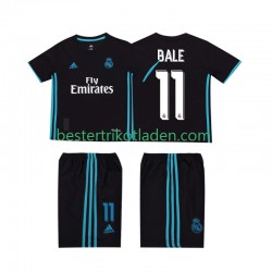 Fußballtrikot Real Madrid Bale 11 2017 2018 Retro Auswärts Trikot Away Kurzarm für Kinder