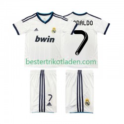 Fußballtrikot Real Madrid Cristiano Ronaldo 7 2012 2013 Retro Heim Trikot Home Kurzarm für Kinder