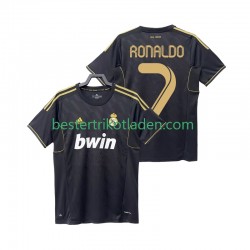 Fußballtrikot Real Madrid Cristiano Ronaldo 7 2012 Retro Auswärts Trikot Away 2011 Kurzarm für Herren