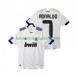 Fußballtrikot Real Madrid Cristiano Ronaldo 7 Retro Heim Trikot Home 2011 2010 Kurzarm für Herren