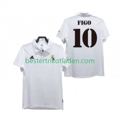 Fußballtrikot Real Madrid FIGO 10 2002 2003 Retro Heim Trikot Home Kurzarm für Herren