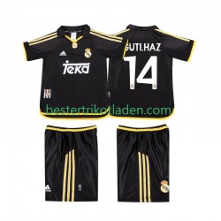 Fußballtrikot Real Madrid GUTI.HAZ 14 2001 Retro Auswärts Trikot Away 1999 Kurzarm für Kinder
