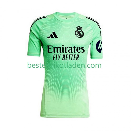 Fußballtrikot Real Madrid Torwart Auswärts Trikot Away 2025-2026 Kurzarm für Herren