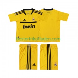 Fußballtrikot Real Madrid 2012 Torwart Retro Heim Trikot Home 2011 Kurzarm für Kinder