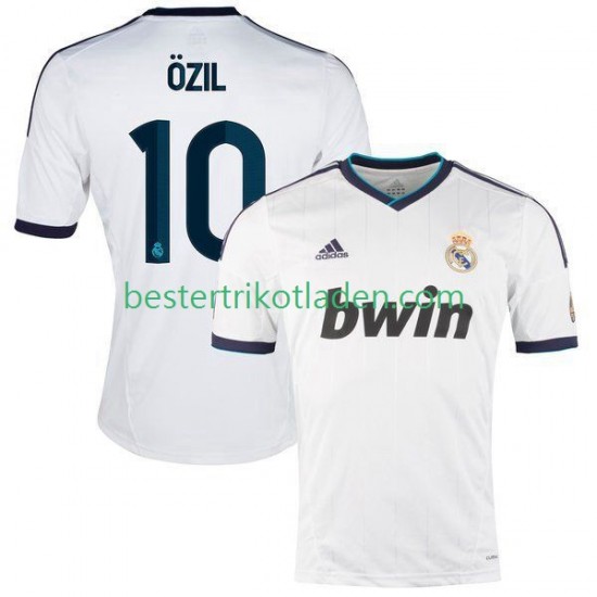 Fußballtrikot Real Madrid Ozil 2012 2013 Retro Heim Trikot Home Kurzarm für Herren