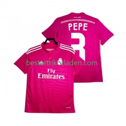 Fußballtrikot Real Madrid PEPE 3 2014 2015 Retro Auswärts Trikot Away Kurzarm für Herren
