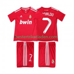 Fußballtrikot Real Madrid RONALDO 7 2012 Retro Ausweich Trikot 3rd 2011 Kurzarm für Kinder