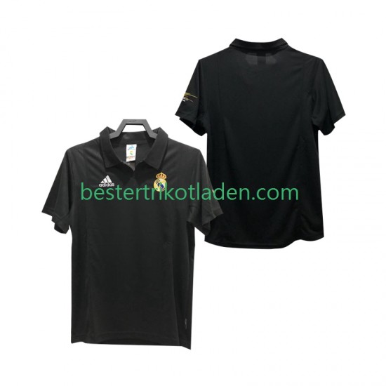 Fußballtrikot Real Madrid 2002 2003 Retro Auswärts Trikot Away Kurzarm für Herren