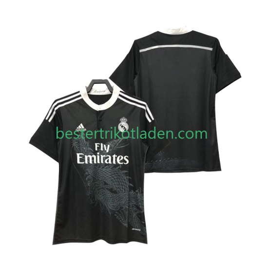 Fußballtrikot Real Madrid 2014 2015 Retro Auswärts Trikot Away Kurzarm für Herren