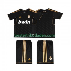 Fußballtrikot Real Madrid 2012 Retro Auswärts Trikot Away 2011 Kurzarm für Kinder