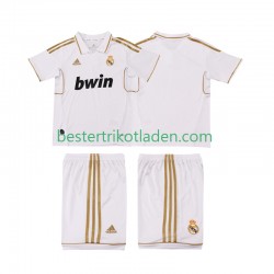 Fußballtrikot Real Madrid 2012 Retro Heim Trikot Home 2011 Kurzarm für Kinder