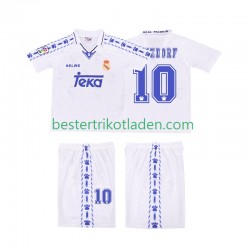 Fußballtrikot Real Madrid SEEDORF 10 1996 1997 Retro Heim Trikot Home Kurzarm für Kinder
